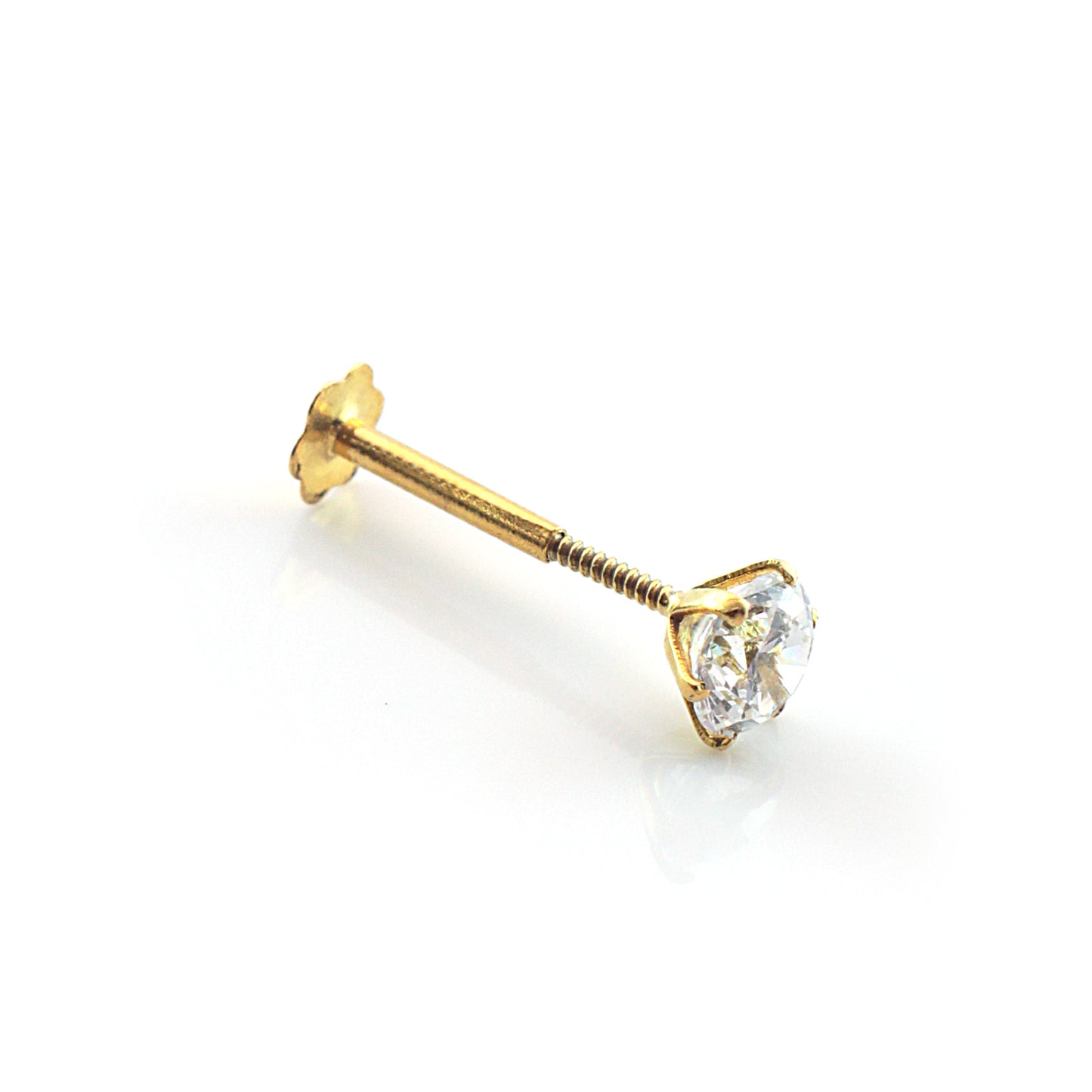 Piercing Nez Or jaune 22 carat