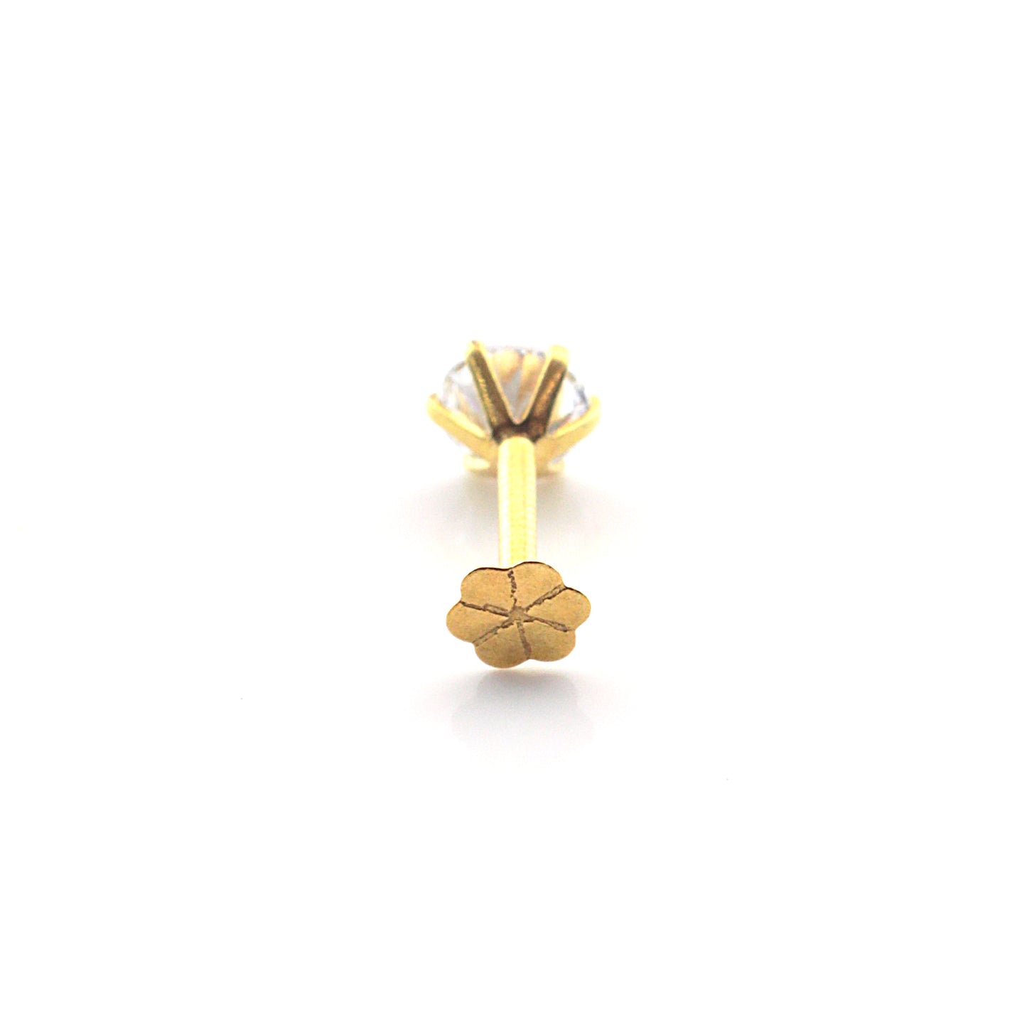 Piercing Nez Or jaune 22 carat