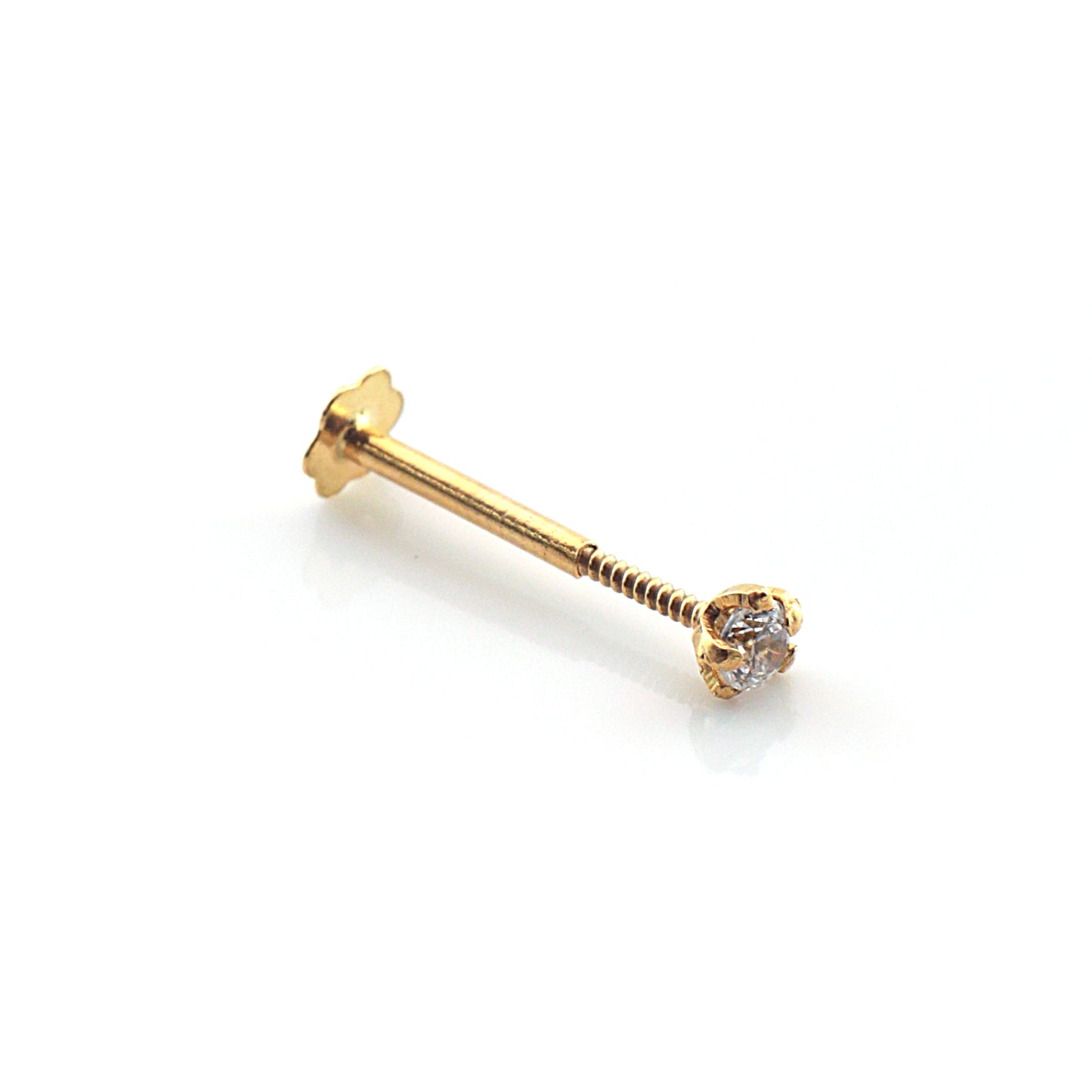 Piercing Nez Or jaune 22 carat